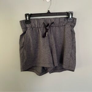 Lululemon On The Fly Short Heathered Grey